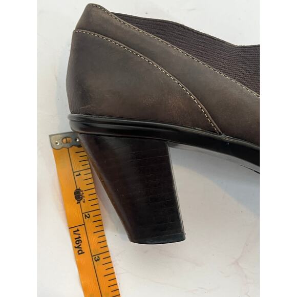 Women's Sofft Brown 3 inch Heeled Fall Winter Heeled Bootie Boot Size 8M - Picture 7 of 7